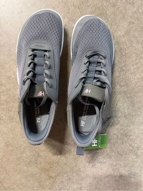 HIKE HF Gray Mesh Sneakers Lace Up Unisex 12 Men - 14 Women NWT